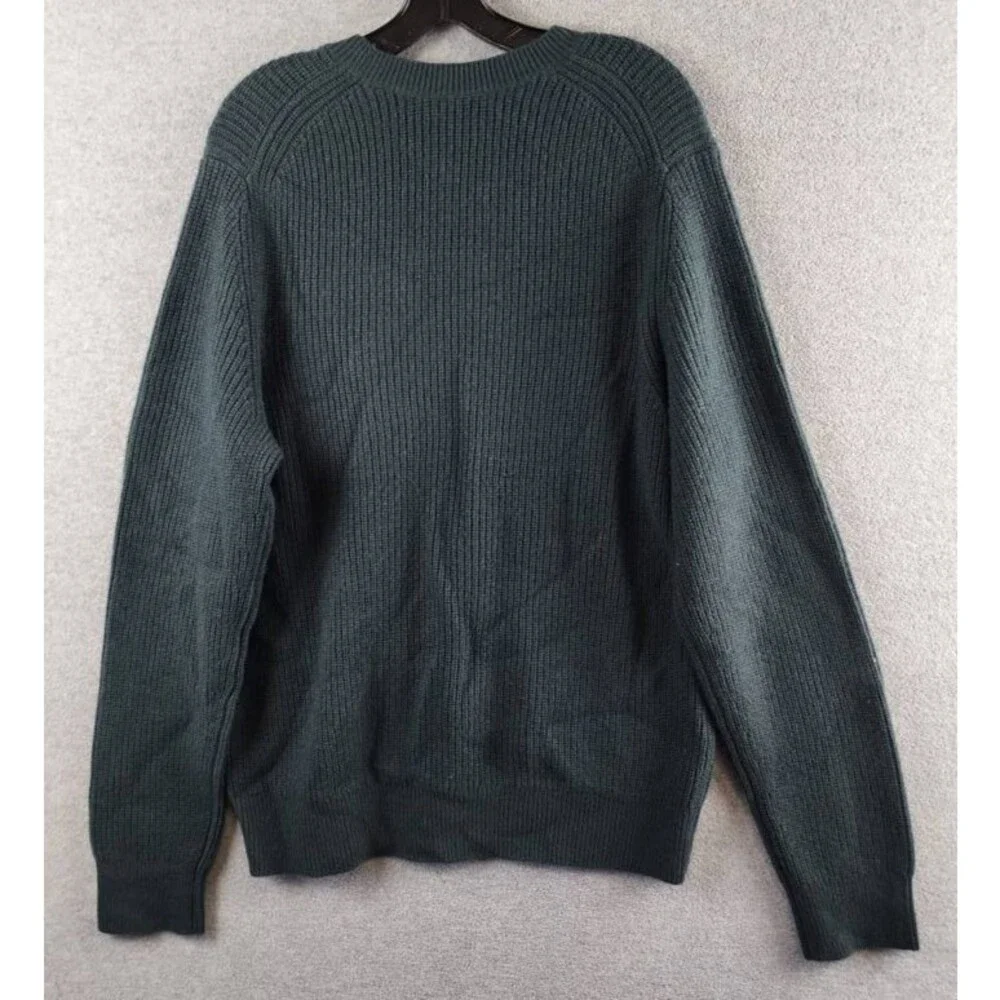 Vince Shaker Wool-Cashmere Sweater Men's Large Country Racer Pullover L/S
